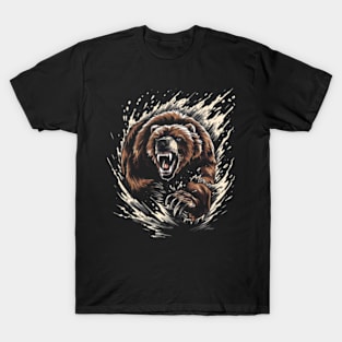 Grizzly Bear Ecosystem Echoes T-Shirt